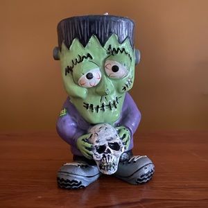 Frankenstein candle / Halloween Decor